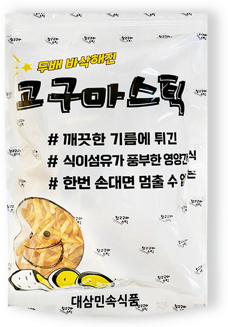 대삼민속식품 참고구마스틱, 500g, 1개