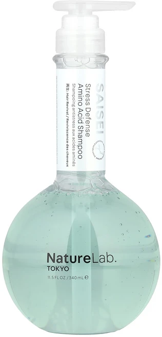 NatureLab Tokyo Saisei 스트레스 디펜스 아미노산 샴푸 340ml(11.5fl oz), NatureLabTokyoSaisei스트레스디펜스아미노, 1개, 340ml - 쿠팡