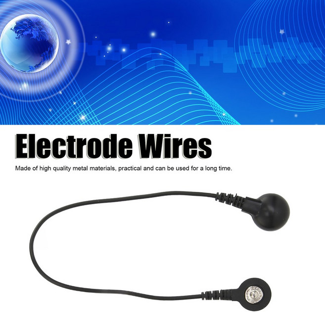 전극 리드 와이어 잭 DC 3.5mm 스냅 교체용 유닛 케이블 2-웨이, 01 one size