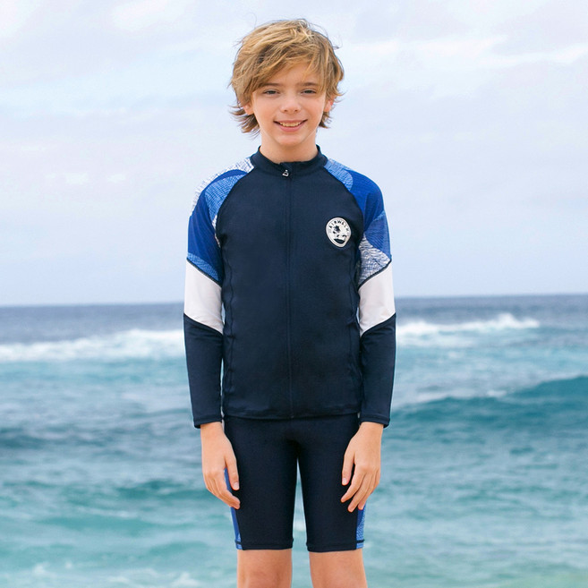 [에어워크] [서프]남아동 래쉬가드 2피스+수모 YAWe1855/아동레쉬가드/아동래시가드/