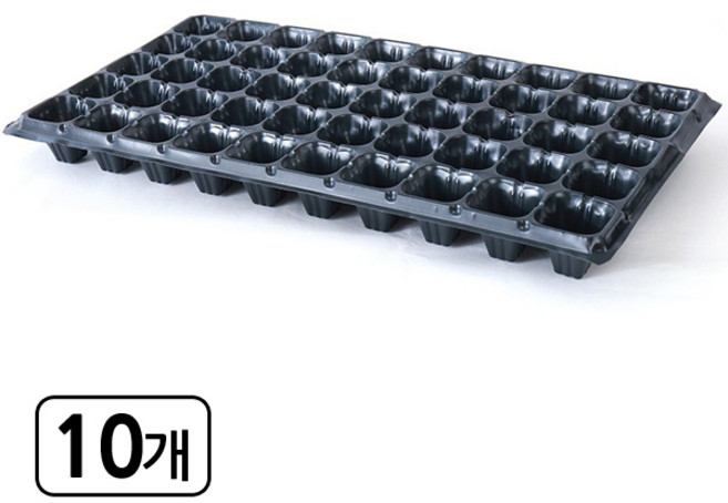 해피앤몰 씨앗 모종판 포트 트레이 10장세트, 10개, 모종판 50구