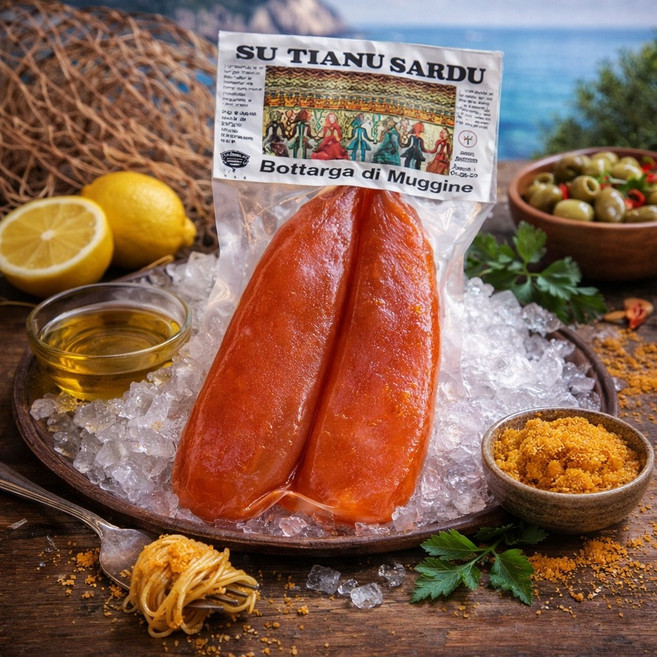 [수 티아누] 보타르가 보따르가 숭어알 어란 101~130g, 1개, 101g-130g