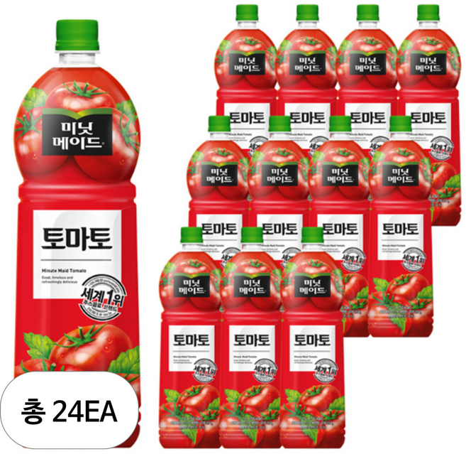 코카콜라 미닛메이드 토마토, 24개, 1.5L