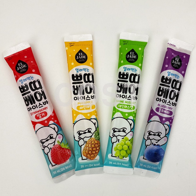 엘제이드 쁘띠베어 아이스바, 1개, 525ml