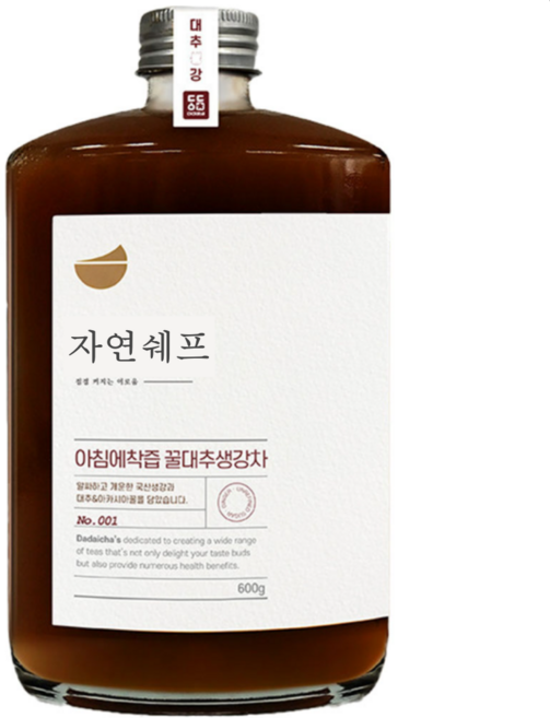 다다이차 대추생강차 수제차 국산차 건강차 액상차, 620g, 1개입, 1개