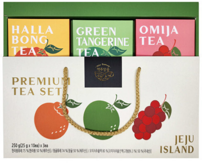 선물하기좋은날 좋은날10호 제주담움 한라봉+청귤+오미자스틱청선물세트/명절선물 추석 설날 과일청 답례품, 상품상세페이지 참조, 1개