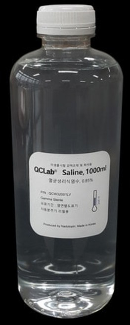 멸균생리식염수(보틀형 1L)-과학실험용, 1개