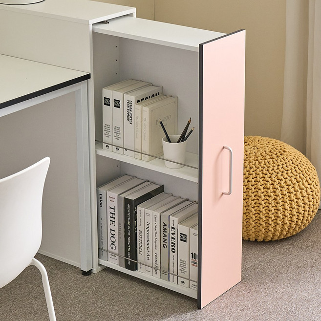 데코앤비 아인 슬라이딩 다용도 주방 틈새 수납장 폭200 깊이615 높이624, 폭200 깊이615 높이624_바샬트