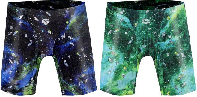 아레나 아동 주니어 남아 4부 수영복 A4SB1PB13 GRN 80