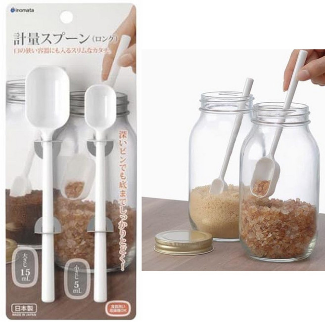 이노마타 조미료 계량 스푼 롱타입 2p 세트, 1세트