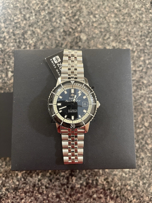 [Zodiac] 조디악 슈퍼 씨 울프 오토매틱 압축 다이버 200m 방수 ZO9286 남성용 시계