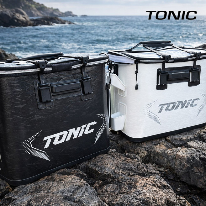 토닉 EVA백 N 36 40 45 50 밑밥통 바칸 세트 키퍼바칸 바다 낚시가방 보조가방, 화이트