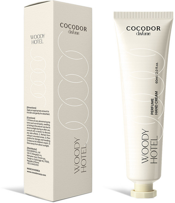 코코도르 핸드크림 우디호텔, 1개, 60ml