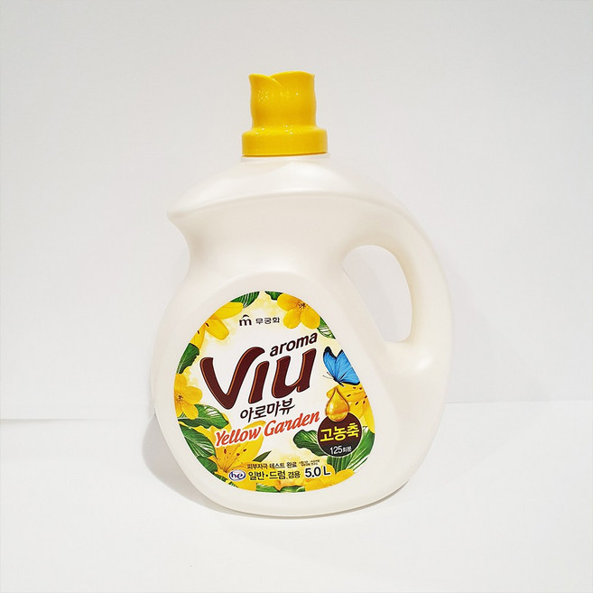 아로마뷰 고농축 섬유유연제 옐로우가든 본품, 1개, 5L