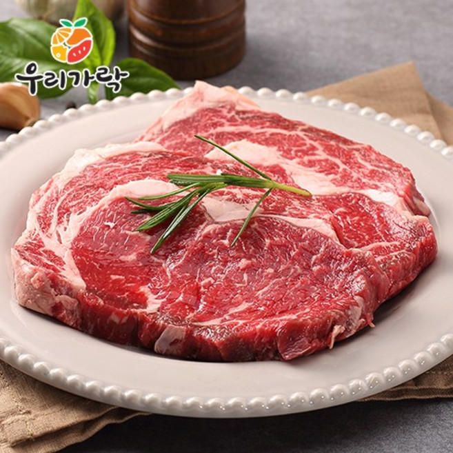 [우리가락] 한우 1++등급 등심 300g, 1개