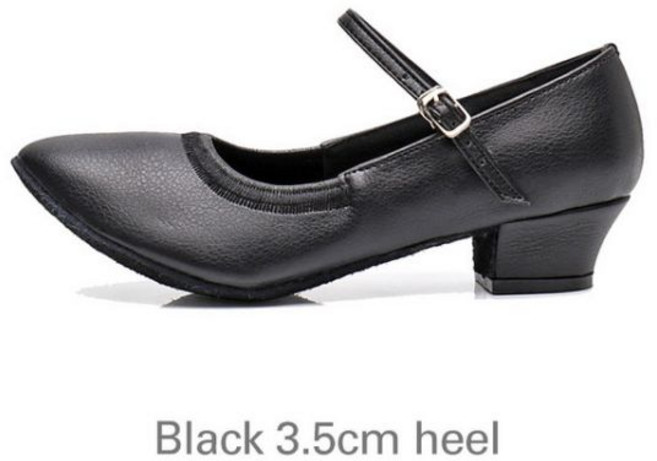 댄스화 댄스 초보 JI24211, Black 3.5cm, 8.5