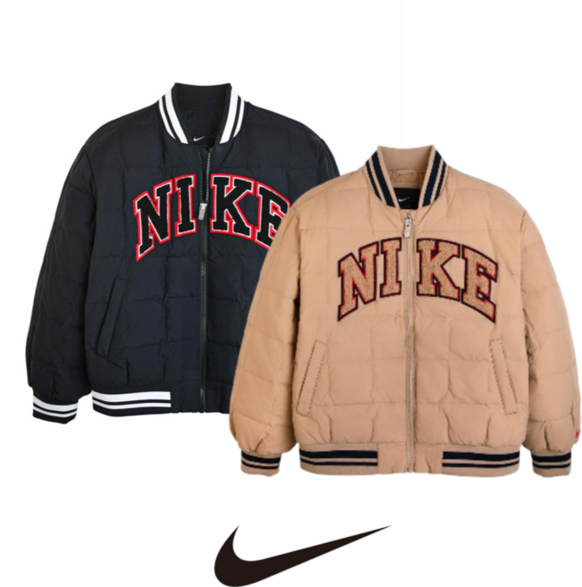 [백화점 매장판] 나이키 주니어 봄버 덕다운 패딩점퍼 남아패딩 여아패딩 다운패딩 다운패딩점퍼 덕다운패딩 오리털 집업 베이직 패딩 야구점퍼 패딩