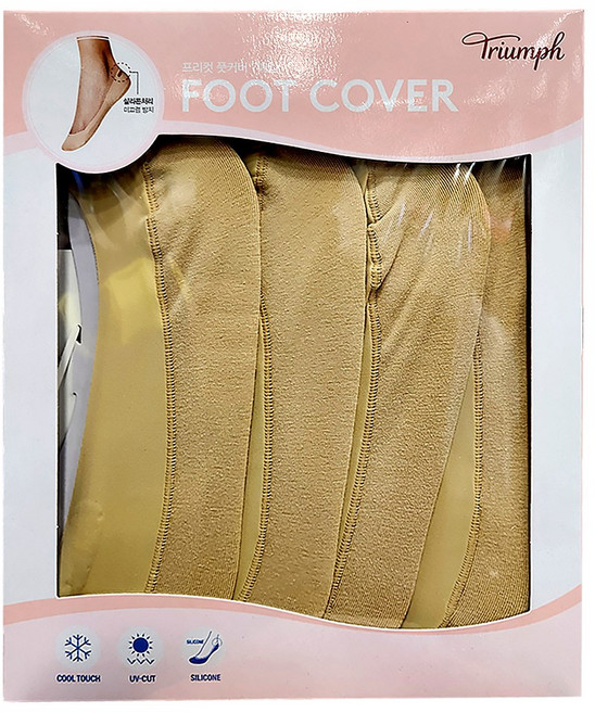 트라이엄프 여성 기능성 풋커버 덧신양말 7족