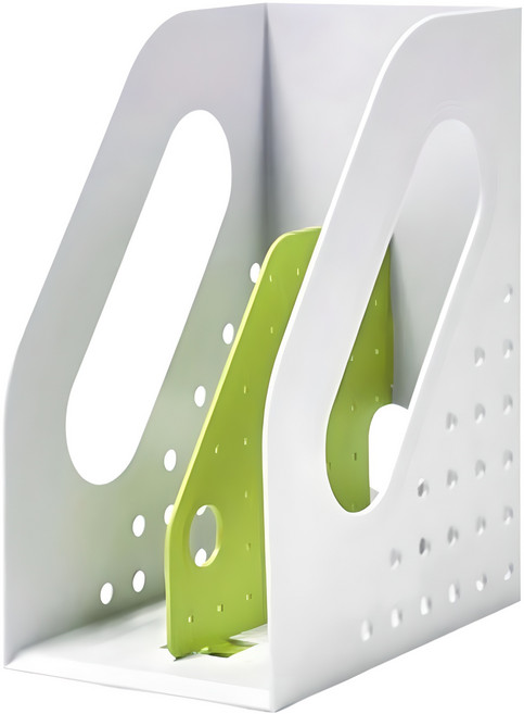 시스맥스 투톤 데스크 멀티박스 33105, 그린 + 아이보리