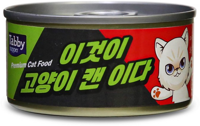 테비 이것이 고양이 캔이다, 24개, 85g, 참치