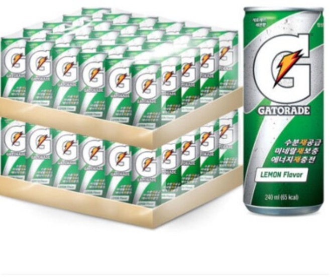 롯데칠성음료 게토레이 레몬 240ml 30개입(1박스), 30개입