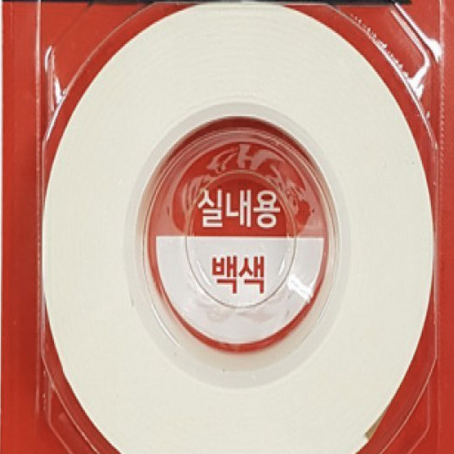 초강력 폼 양면테이프 백색 24MM X 2.5M 벽테이프 아크릴양면테이프, 1개