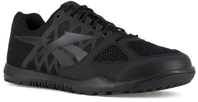 Reebok Work Nano 택티컬 슈즈 남성용 부츠 블랙. 11 넓은 발볼, 10 와이드, 블랙