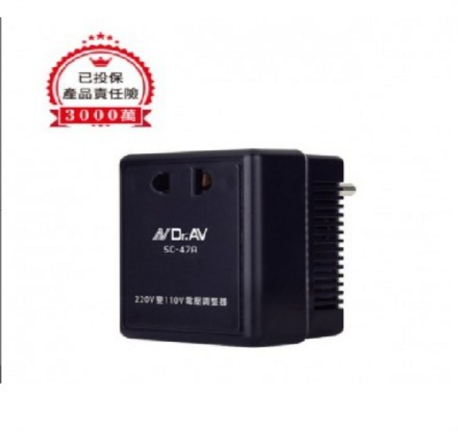 AV/Dr.AV SC-47A 220V 轉 110V 電壓調整器, 1個