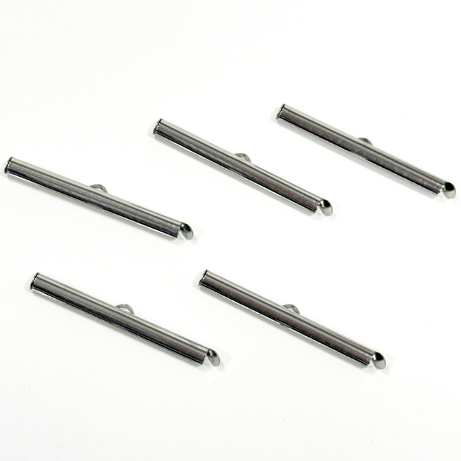 비즈발 키링 막대 4cm 미니 족자봉 재료 커튼봉 비즈 공예 악세사리 재료, 10개, 실버 막대