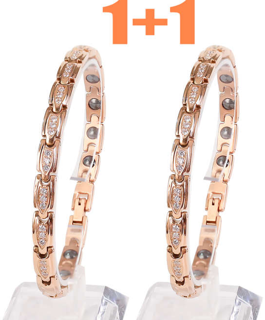 After Sea 자석 팔찌 여자 선물 큐빅 게르마늄 건강팔찌 ZD-157