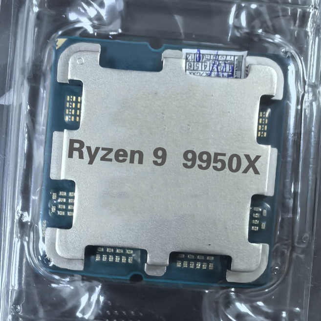 AMD 라이젠 C 9500F/9600X/9700X/7500F/7800X3D/9800X3D/9950X 루즈, R9 9950X 2