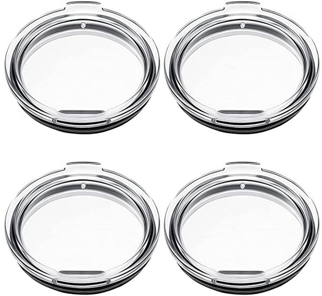 YETI Rambler 호환 20oz 텀블러 뚜껑 교체용 4개 세트