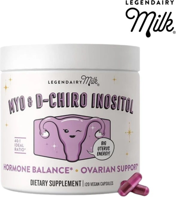 레전데어리밀크 미오&디-카이로 이노시톨 비건캡슐 미국 이노시톨40:1, 1개 - 쿠팡