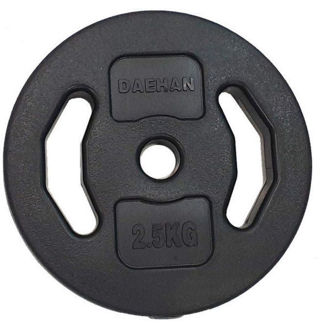 대한스포츠 PVC 바벨, 2.5kg, Black, 1개