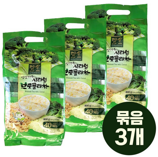초야 영양가득 시리얼 브로콜리차 800g 40개 묶음3봉