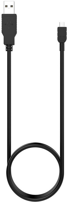 그래핑 계산기 충전 케이블 코드 미니 5핀 커넥터 TI-84 Plus CTI-Nspire TI Nspire CX CAS, 블랙이에요., 1개