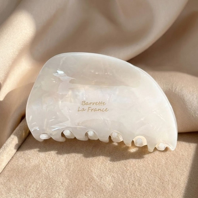 누아벨 고급 아세테이트 반묶음 올림머리 헤어 집게핀