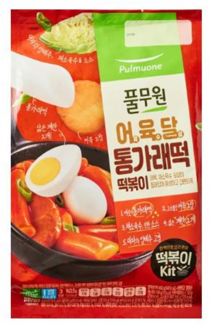 풀무원식품 어육달 통가래떡 떡볶이, 10개, 943.5g