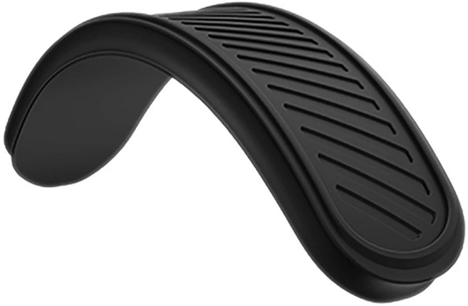 에어팟 맥스 헤드폰용 실리콘 헤드밴드 커버 세척 가능 쿠션 케이스 이어 패드 쿠션 커버, 01 Black