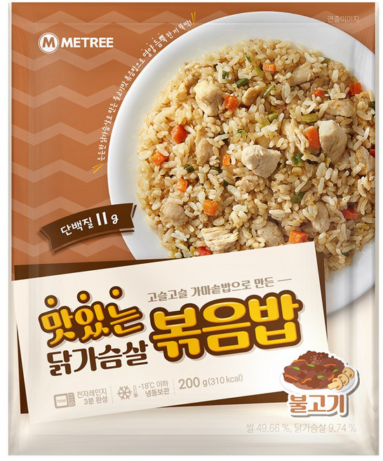 미트리 맛있는 닭가슴살 볶음밥 불고기, 200g 10팩, 200g, 10개