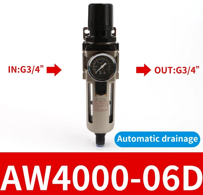 공압 필터 레귤레이터 공기 처리 밸브 감압, [10] AW4000-06D Automatic, 1개