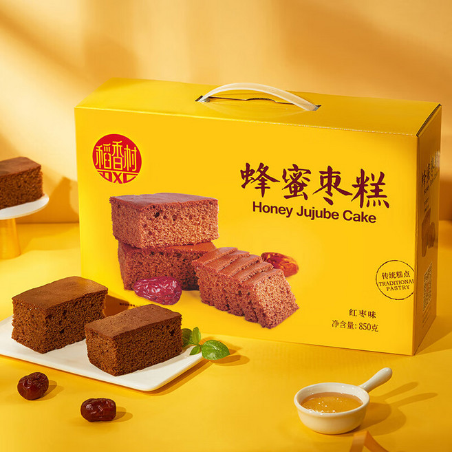 중국 꿀 대추 빵 베이징 특산, 1박스, 850g