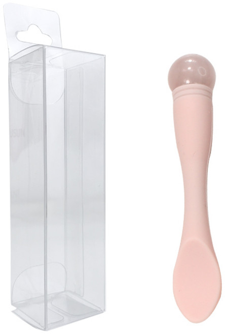 矽膠眼霜棒 眼霜導入儀 塗抹棒, 1個, 粉色矽膠玉石眼霜棒（圓珠）