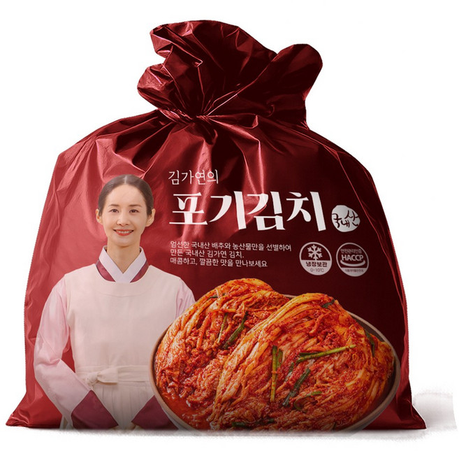 [김가연의 똑소리나는 김치] 포기김치, 5kg, 1개