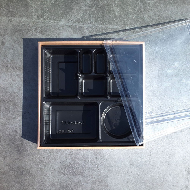 맘앤팩 프리미엄 8칸 고급 도시락 용기, 1개, 5세트