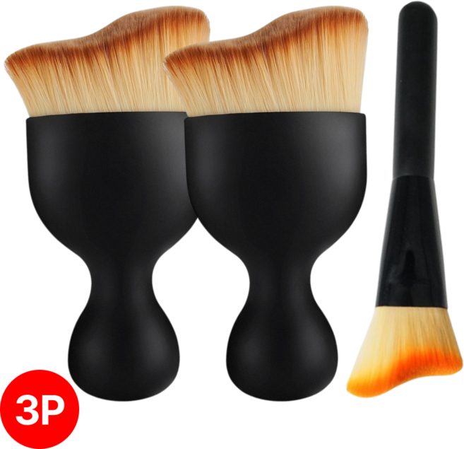 루블랑즈 모니터 키보드 실내 자동차 초미세 브러쉬, 1세트, 블랙