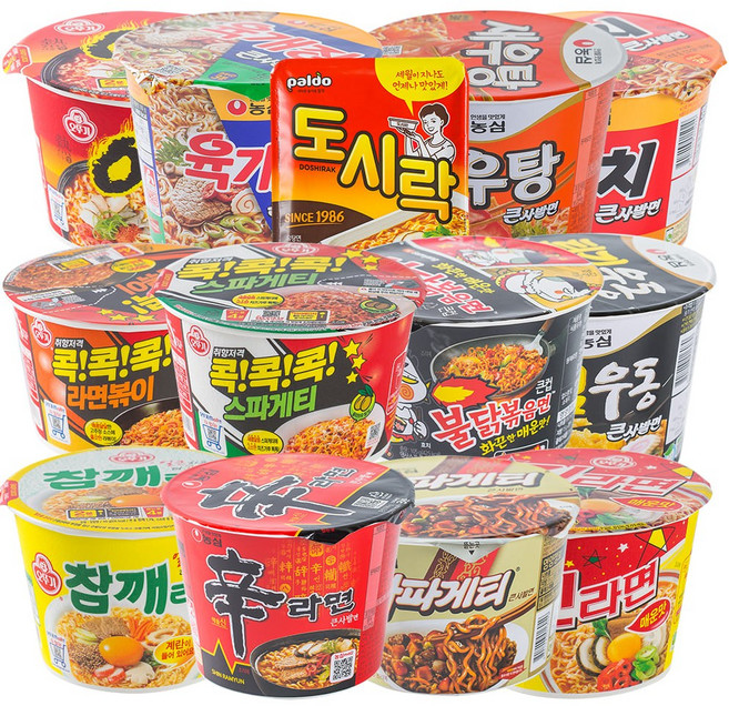[잇츠팩] 사무실 간식 과자 허기진당 (컵라면) 13종세트, 1개