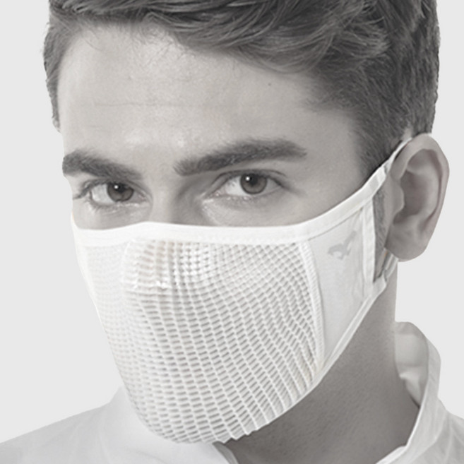 나루마스크 N0U 여름용 쿨메쉬 자외선차단 스포츠마스크, 화이트, 1개