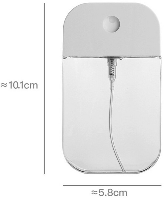 卡片式酒精噴霧, 1個, 分裝噴瓶-1入-50ML