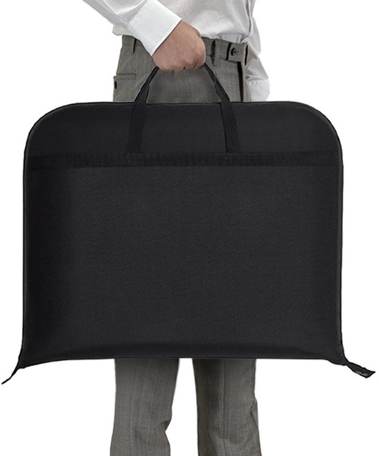 아모란나 블랙 심플 가먼트백 양복 유니폼 수트케이스, 1개, 1개입